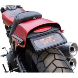 PartzBiz HD DS20301449 - Paul Yaffe Bagger Nation Fat Bob Light & License Plate Kit Harley M8 18-Up FPF-M8FB-LB-SB 2030-1449 milwaukee eight softail 