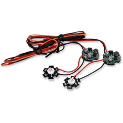PartzBiz HD DS20401246 - Paul Yaffe Bagger Nation SBY Super Bright LED Amber Run Front  Rear Turn Signals | SBY
