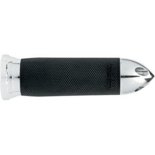 PartzBiz HD: 4407864-Paul Yaffe GBU-FBW-C Chrome Bullet Hand Grips for Harley Throttle by Wire