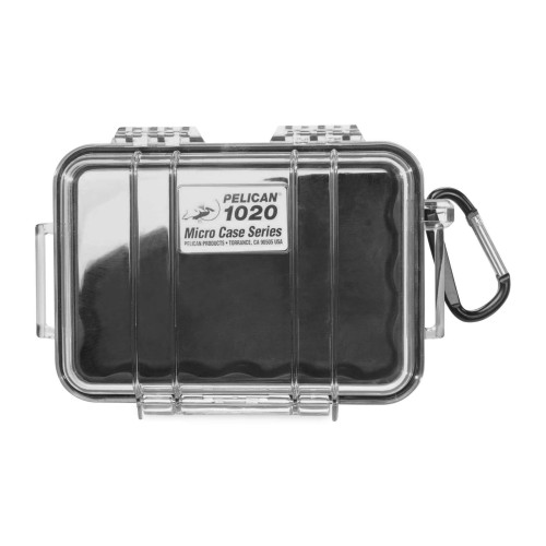 PartzBiz HD: 4407849-Pelican 1020 Black & Clear Micro Case เครื่องใช้ไฟฟ้าแบบพกพา กล้อง โทรศัพท์มือถือ | 1020-025-100