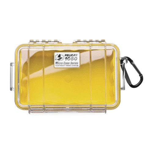 PartzBiz HD: 4407852-Pelican 1050 Yellow & Clear Micro Case เครื่องใช้ไฟฟ้าแบบพกพา กล้อง โทรศัพท์มือถือ | 1050-027-100
