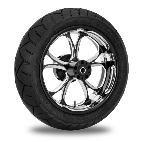 PartzBiz HD: 4407808-Performance Machine 17" Rear Black Luxe Wheel Tire Package Harley 09-15 ABS | Performance Machine PartzBiz HD: 4407808-Performance Machine 17" Rear Black Luxe Wheel Tire Package Harley 09-15 ABS | Performance Machine