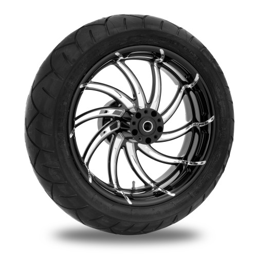 PartzBiz HD: 4407812-Performance Machine 17" Rear Black Supra Wheel Tire Package Harley 09-15 ABS | Performance Machine PartzBiz HD: 4407812-Performance Machine 17" Rear Black Supra Wheel Tire Package Harley 09-15 ABS | Performance Machine
