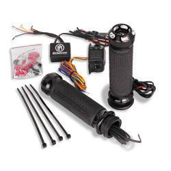 PartzBiz HD PM0063-2093-BM - Performance Machine Apex Heated Grips Contrast Cut Electronic Throttle Harley 84-21 PartzBiz HD PM0063-2093-BM - Performance Machine Apex Heated Grips Contrast Cut Electronic Throttle Harley 84-21