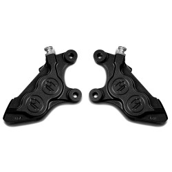 PartzBiz HD PM0052-2425-SMB & PM0052-2424-SMB - Performance Machine Black Ops 4 ลูกสูบด้านหน้าซ้ายขวาคาลิปเปอร์ Harley M8 17-Up PartzBiz HD PM0052-2425-SMB & PM0052-2424-SMB - Performance Machine Black Ops 4 ลูกสูบด้านหน้าซ้ายขวาคาลิปเปอร์ Harley M8 17-Up