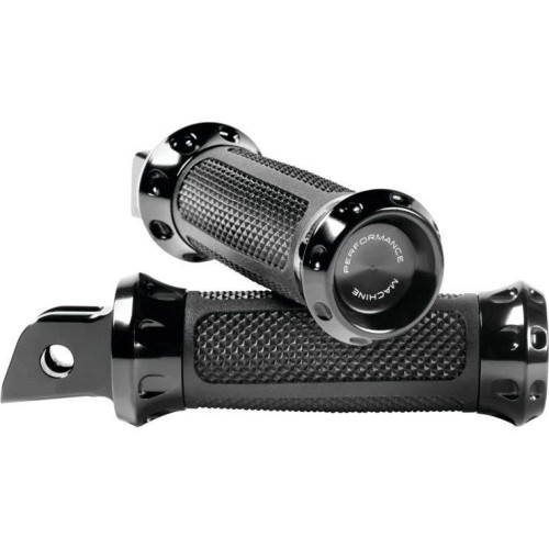 PartzBiz HD: 4407633-Performance Machine Black Overdrive Rider Footpegs Harley M8 Softail 18-20 PartzBiz HD: 4407633-Performance Machine Black Overdrive Rider Footpegs Harley M8 Softail 18-20