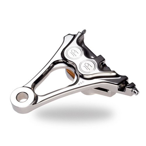 PartzBiz HD: 4407565-Performance Machine Chrome Rear Brake Integrated Caliper Harley Softail 06-07 - 1294-0077-CH