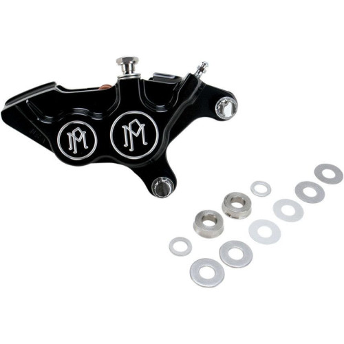 PartzBiz HD: 4407524-Performance Machine Contrast Cut Black Right Side Caliper for 2000-up Harley 11.5 | 0053-2920-BM