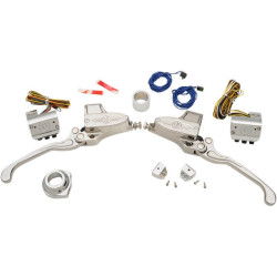 PartzBiz HD PM0062-4020-CH - Performance Machine PM Chrome 9/16 แฮนด์ควบคุมคลัตช์ไฮดรอลิก 3 ปุ่ม | 0062-4020-ช PartzBiz HD PM0062-4020-CH - Performance Machine PM Chrome 9/16 แฮนด์ควบคุมคลัตช์ไฮดรอลิก 3 ปุ่ม | 0062-4020-ช