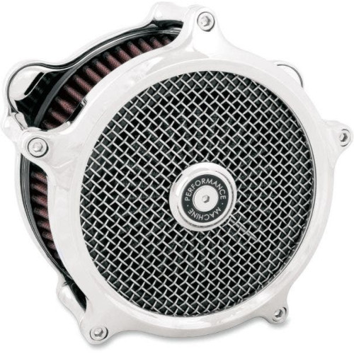PartzBiz HD: 4407222-Performance Machine Super Gas Air Cleaner Chrome Harley Milwaukee Eight 17-Up PartzBiz HD: 4407222-Performance Machine Super Gas Air Cleaner Chrome Harley Milwaukee Eight 17-Up