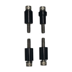 PartzBiz HD DS16210906 - Pingel 62153 Black Driver Floorboard Spreader Kit 14-18 Indian Chief Chieftan Roadmaster Springfield 1621-0906 16210906