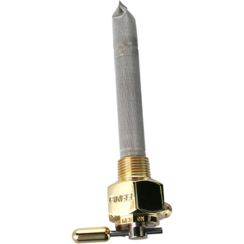 PartzBiz HD: 4407144-Pingel 6311-BH Power Flo Old School Brass HEX 180 Deg Inward NPT Petcock Harley | 6211-BH