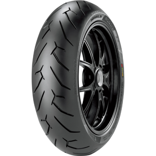 PartzBiz HD: 4407107-Pirelli Diablo Rosso II 200/50R17 75W Rear Motorcycle Tire Blackwall Radial