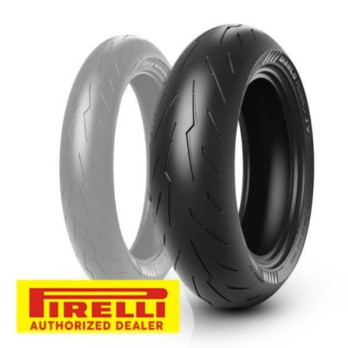 PartzBiz HD: 4407112-Pirelli Diablo Rosso IV 180/55ZR17 73W Rear Tire Radial BlackWall 3979300 PartzBiz HD: 4407112-Pirelli Diablo Rosso IV 180/55ZR17 73W Rear Tire Radial BlackWall 3979300