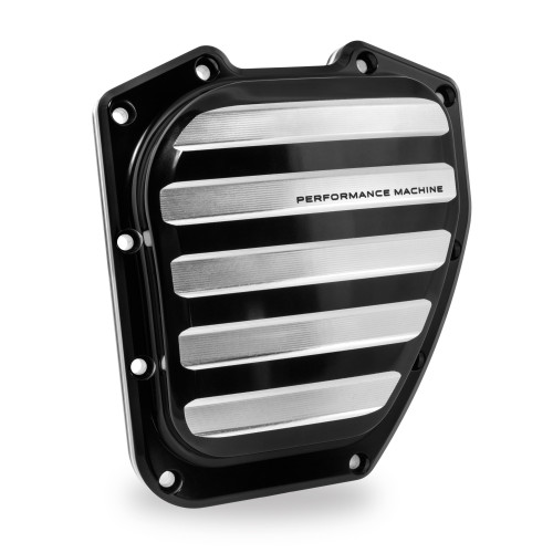 PartzBiz HD: 4407071-Performance Machine Black Contrast Cut Drive Timing Cover Harley Twin Cam 01up | 0177-2036-BM