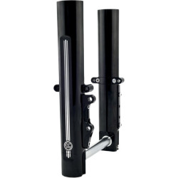 PartzBiz HD PM0208-2097-BM - Performance Machine PM Black Contrast Single Side Lower Legs Sliders 14-18 FLH | Performance Machine PartzBiz HD PM0208-2097-BM - Performance Machine PM Black Contrast Single Side Lower Legs Sliders 14-18 FLH | Performance Machine