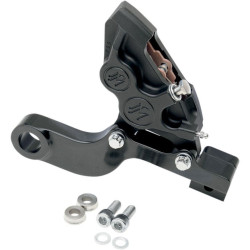 PartzBiz HD PM1290-0073-SMB - PM Black Ops 4 ลูกสูบคาลิปเปอร์เบรคหลังสำหรับ Harley Touring FLHT 02-07 - 1290-0073-SMB