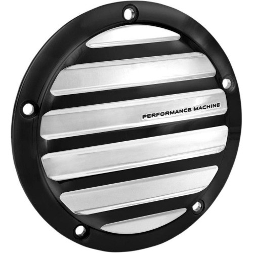 PartzBiz HD: 4407056-Performance Machine Drive 5 Hole Platinum Cut Derby Cover Harley Big Twin 99- | 0177-2040-บีเอ็มพี