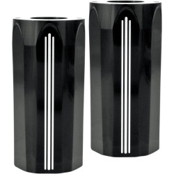 PartzBiz HD PM0208-2102-BM - Performance Machine PM Black Tech Fork Boots ฝาครอบสไลเดอร์บน Harley 14-17 | 0208-2102-บีเอ็ม PartzBiz HD PM0208-2102-BM - Performance Machine PM Black Tech Fork Boots ฝาครอบสไลเดอร์บน Harley 14-17 | 0208-2102-บีเอ็ม
