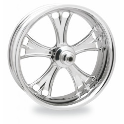 PartzBiz HD PM-GAS-CH - PM Gasser Chrome Wheels Package Set With Tires Tires for Harley PartzBiz HD PM-GAS-CH - PM Gasser Chrome Wheels Package Set With Tires Tires for Harley