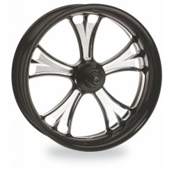 PartzBiz HD PM-GAS-BMP - PM Gasser Contrast Cut Platinum Wheels Package Set With Tires Tires Harley PartzBiz HD PM-GAS-BMP - PM Gasser Contrast Cut Platinum Wheels Package Set With Tires Tires Harley