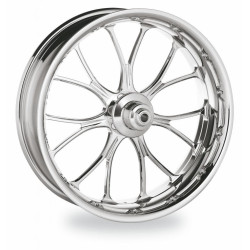 PartzBiz HD PM-HEA-CH - PM Heathen Chrome Wheels Package Set With Tires Tires for Harley PartzBiz HD PM-HEA-CH - PM Heathen Chrome Wheels Package Set With Tires Tires for Harley