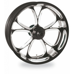 PartzBiz HD PM-LUX-BMP - PM Luxe Contrast Cut Platinum Wheels Package Set With Tires Tires Harley PartzBiz HD PM-LUX-BMP - PM Luxe Contrast Cut Platinum Wheels Package Set With Tires Tires Harley