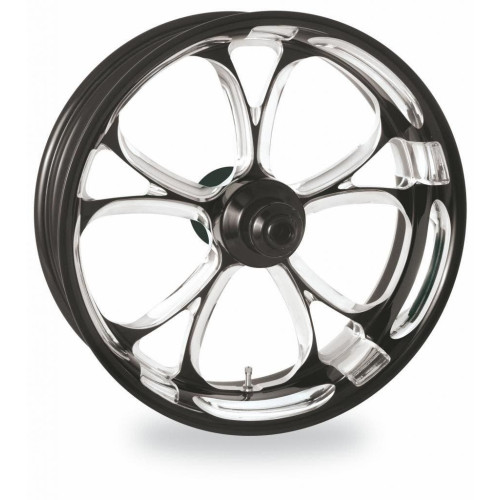 PartzBiz HD: 4406990-PM Luxe Contrast Cut Platinum  Wheels Package Set With Tires Tires Harley  