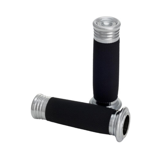 PartzBiz HD: 4406993-Performance Machine PM Chrome Elite Merc Hand Grips Harley Cable Throttle | 0063-2056-CH PartzBiz HD: 4406993-Performance Machine PM Chrome Elite Merc Hand Grips Harley Cable Throttle | 0063-2056-CH