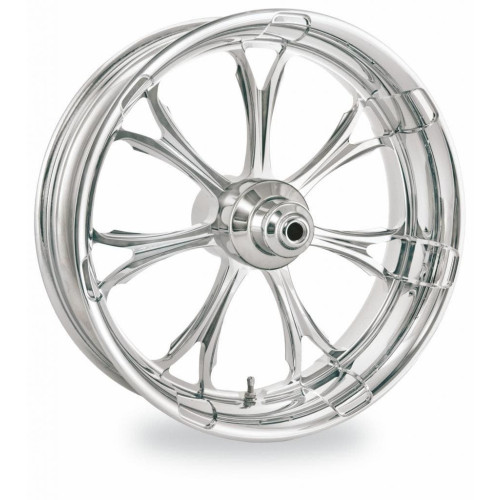 PartzBiz HD: 4406995-PM Paramount Chrome  Wheels Package Set With Tires Tires for Harley 