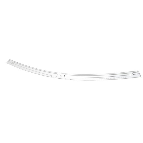 PartzBiz HD: 4406968-PM Performance Machine Scallop Windshield Trim Chrome Harley FLHT/FLHX 98-13 | 0209-2015SCA-CH