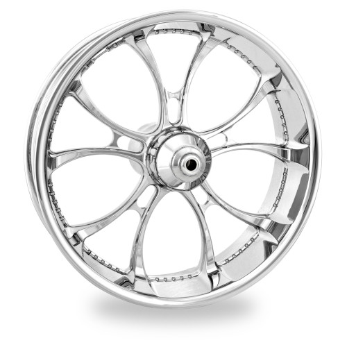 PartzBiz HD: 4406938-PM Contour Recon Chrome  Wheels Package Set With Tires Tires for Harley 