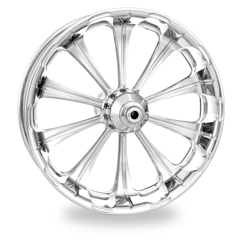 PartzBiz HD: 4406939-ชุดแพ็คเกจล้อ PM Contour Revel Chrome พร้อมยางยางสำหรับ Harley