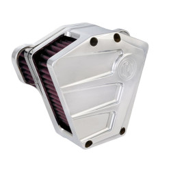 PartzBiz HD PM0206-2087-CH - PM Scallop Stage 1 Air Cleaner Chrome for Harley Sportster Models 91-13 | 0206-2087-CH