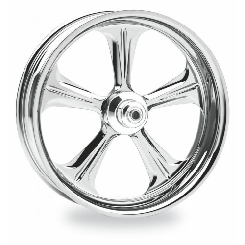 PartzBiz HD: 4406892-PM Wrath Chrome  Wheels Package Set With Tires Tires for Harley 