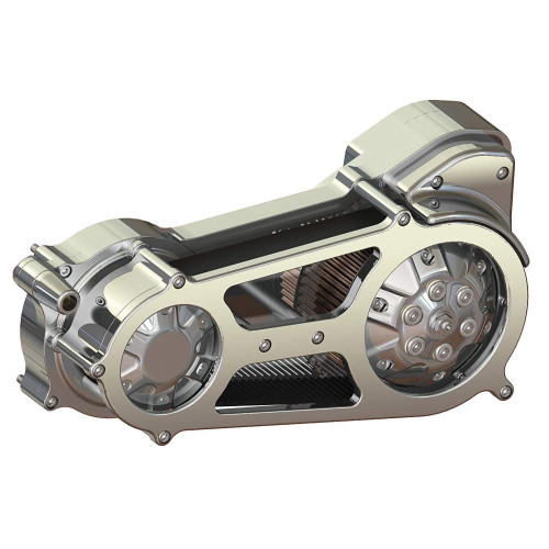 PartzBiz HD: 4406872-Polished Ultima 2" Open Belt Primary Drive Old School Belt Drive Harley FLH 90-06 58-853 PartzBiz HD: 4406872-Polished Ultima 2" Open Belt Primary Drive Old School Belt Drive Harley FLH 90-06 58-853