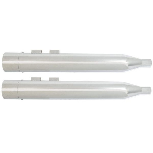 PartzBiz HD: 4406883-Power House All Chrome 4" Slip-On Mufflers Slash Tips Harley M8 17-Up PartzBiz HD: 4406883-Power House All Chrome 4" Slip-On Mufflers Slash Tips Harley M8 17-Up