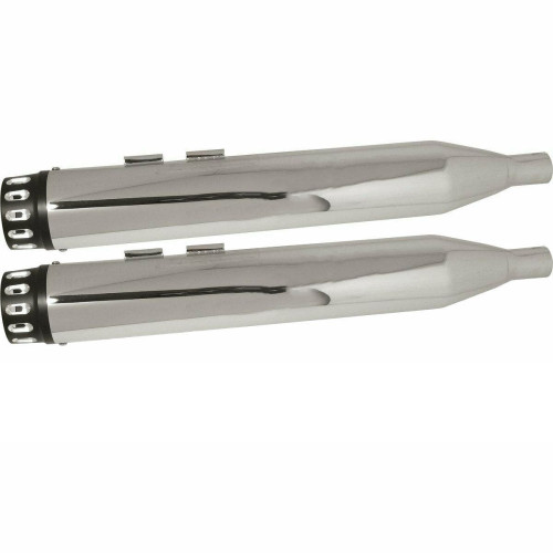 PartzBiz HD: 4406888-ท่อเก็บเสียงแบบสวม Power House Chrome 3.5” 97146 Harley Dresser 85-16 PartzBiz HD: 4406888-ท่อเก็บเสียงแบบสวม Power House Chrome 3.5” 97146 Harley Dresser 85-16