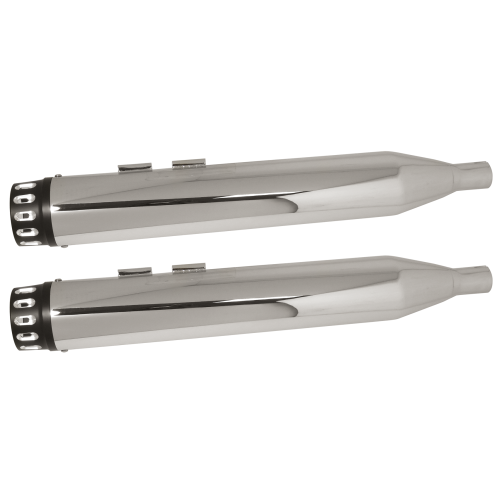 PartzBiz HD: 4406854-Power House Chrome 4.5 ท่อสลิปออนปลายหยดน้ำสีดำ Harley Dresser 85-16 PartzBiz HD: 4406854-Power House Chrome 4.5 ท่อสลิปออนปลายหยดน้ำสีดำ Harley Dresser 85-16