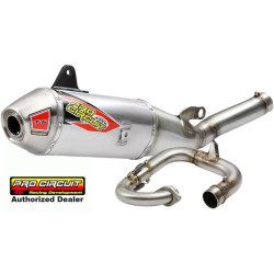 PartzBiz HD DS18201855 - Pro Circuit T-6 ระบบท่อไอเสียสแตนเลสพร้อม Arrestor '19 Yamaha YZ250F 0131925G 1820-1855 18201855