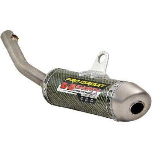 PartzBiz HD: 4406819-Pro Circuit Ti-2 Silencer คาร์บอนไทเทเนียมท่อไอเสียท่อไอเสีย Honda CR125R 93-97 1821-1986 18211986 Off Road อัพเกรดประสิทธิภาพ SLIP บนท่อไอเสียท่อ HEADER ที่ดีที่สุดสำหรับ Dirt BIKE วิบาก X