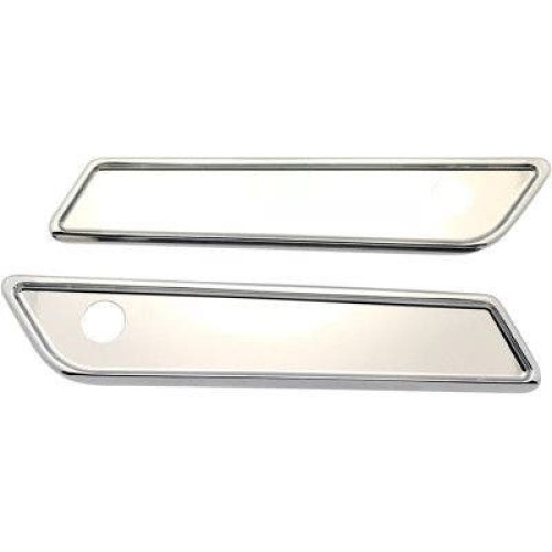 PartzBiz HD: 4406793-Pro One 104721 Chrome Saddlebag Cover Latch Smooth Harley FLH/T Touring 14-20 3501-1583 35011583 electra road street glide king