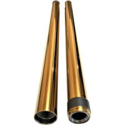 PartzBiz HD DS04040542 - Pro One 105130G Gold 49 MM 27.50" Length Fork Tube Pair Harley Dyna FXD 06-17 Best new suspension upgrade replacement custom chopper bobber PartzBiz HD DS04040542 - Pro One 105130G Gold 49 MM 27.50" Length Fork Tube Pair Harley Dyna FXD 06-17 Best new suspension upgrade replacement custom chopper bobber