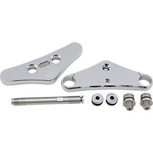 PartzBiz HD: 4406767-Pro One 106210 Chrome Billet 41MM 3° Rake Triple Tree Harley FXST FXWG 84-10 best new upgrade replacement custom chopper bobber motorcycle Front fork suspension PartzBiz HD: 4406767-Pro One 106210 Chrome Billet 41MM 3° Rake Triple Tree Harley FXST FXWG 84-10 best new upgrade replacement custom chopper bobber motorcycle Front fork suspension