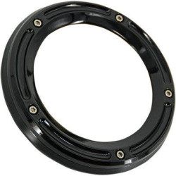 PartzBiz HD DS11070640 - Trask TM-0040BK Gloss Black Billet Assault Clear Derby Cover 5-Hole Harley 98-18 1107-0640 11070640 softail road electra glide dyna breakout big twin Sporty เหมาะสำหรับ 883 1200