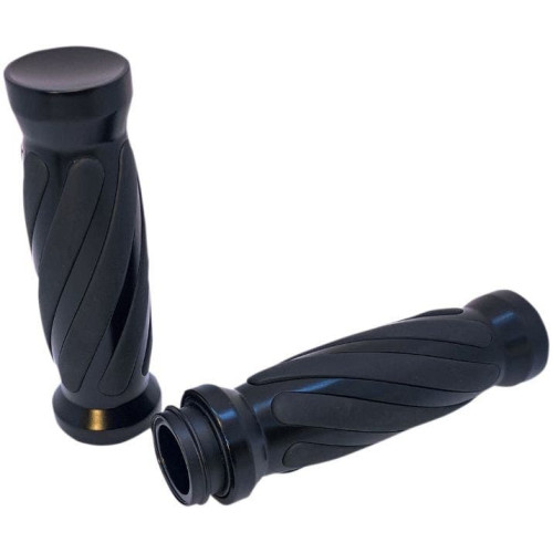 PartzBiz HD: 4406749-Pro-One 490011B ด้ามจับยางบิดแบบกำหนดเองสีดำ TBW Harley Big Twin 08-20 PartzBiz HD: 4406749-Pro-One 490011B ด้ามจับยางบิดแบบกำหนดเองสีดำ TBW Harley Big Twin 08-20