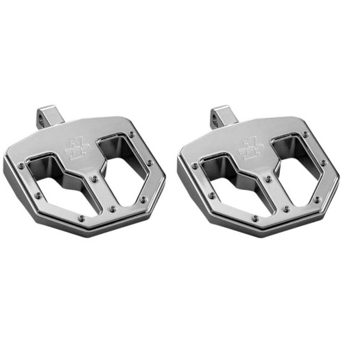 PartzBiz HD: 4406755-Pro One 500761 Chrome BMX V1 Male Billet Foot Peg Harley & Metric Clevis Mount PartzBiz HD: 4406755-Pro One 500761 Chrome BMX V1 Male Billet Foot Peg Harley & Metric Clevis Mount