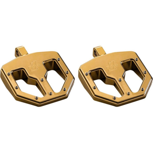 PartzBiz HD: 4406758-Pro One 500761TIN Gold BMX V1 ชาย Billet เท้า Peg Harley & เมตริก Clevis Mount PartzBiz HD: 4406758-Pro One 500761TIN Gold BMX V1 ชาย Billet เท้า Peg Harley & เมตริก Clevis Mount