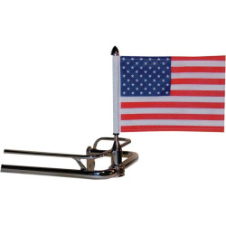 PartzBiz HD DS05210024 - Pro Pad Saddlebag 3/4 Bar Flag Mounts w/ 10"x15" Highway Flag Harley or Metric PartzBiz HD DS05210024 - Pro Pad Saddlebag 3/4 Bar Flag Mounts w/ 10"x15" Highway Flag Harley or Metric
