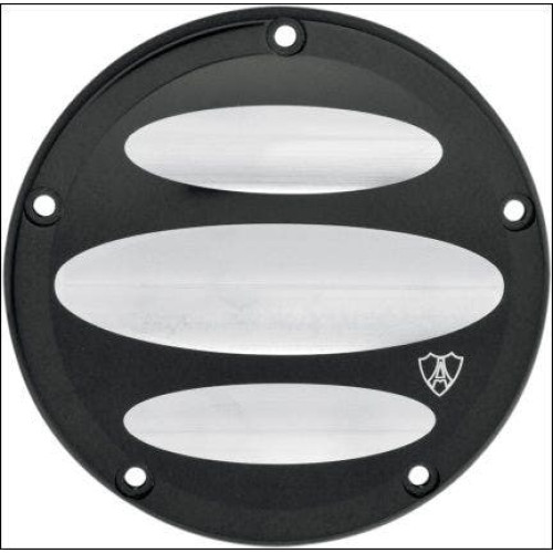 PartzBiz HD: 4406676-Arlen Ness Tech Black Scalloped Points Ignition Timing Cover Harley Twin Cam | 03-584 PartzBiz HD: 4406676-Arlen Ness Tech Black Scalloped Points Ignition Timing Cover Harley Twin Cam | 03-584